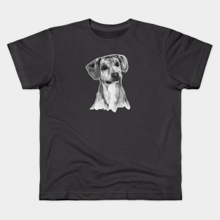 Finn the Beagle Mix Kids T-Shirt